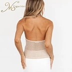 backless crochet halter top